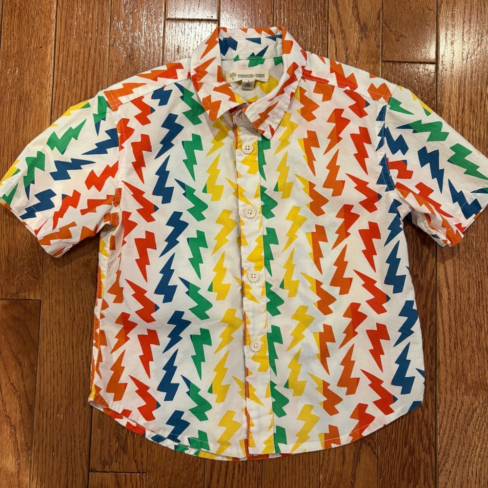 Tucker + Tate Rainbow Lightning Shirt